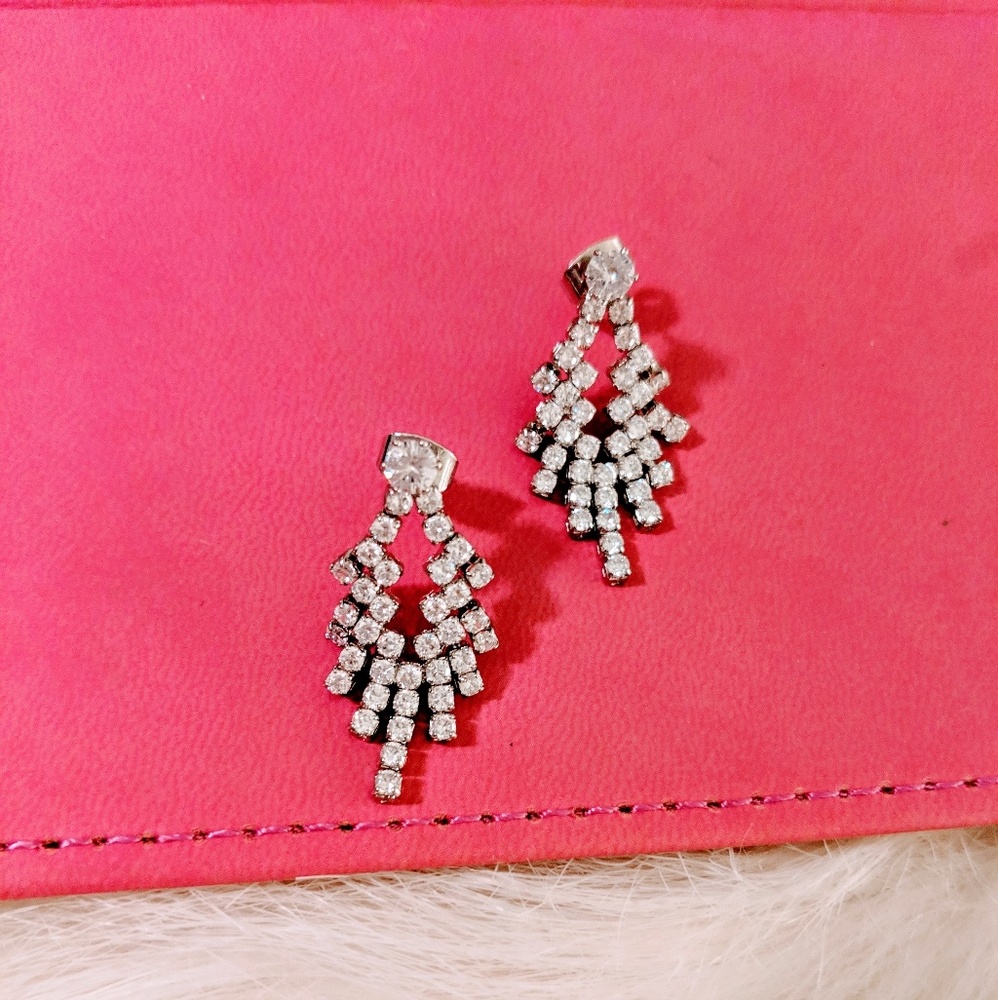 Sterling silver drop earrings